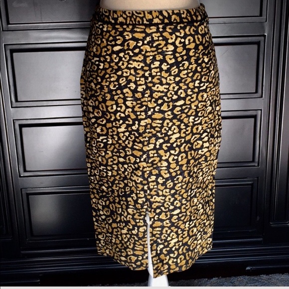 Cheetah Print Skirt - Picture 2 of 6